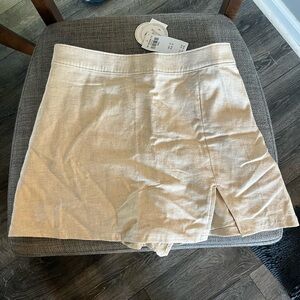 Hollister linen skort